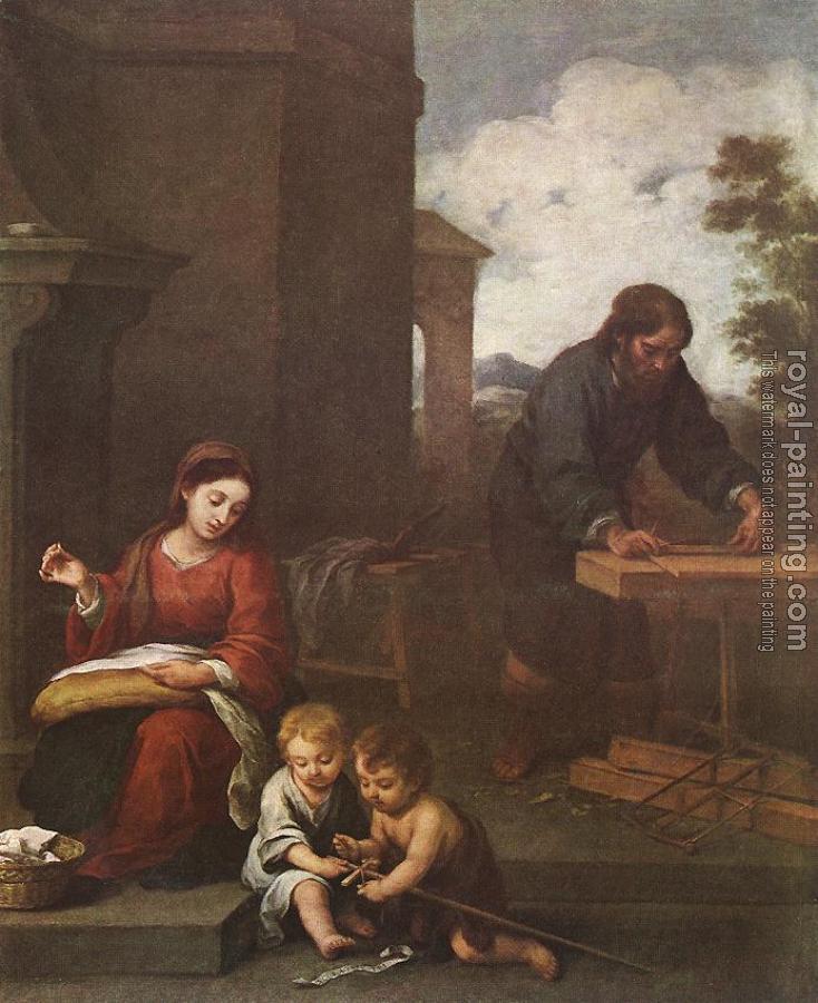 Bartolome Esteban Murillo : Holy Family with the Infant St John
